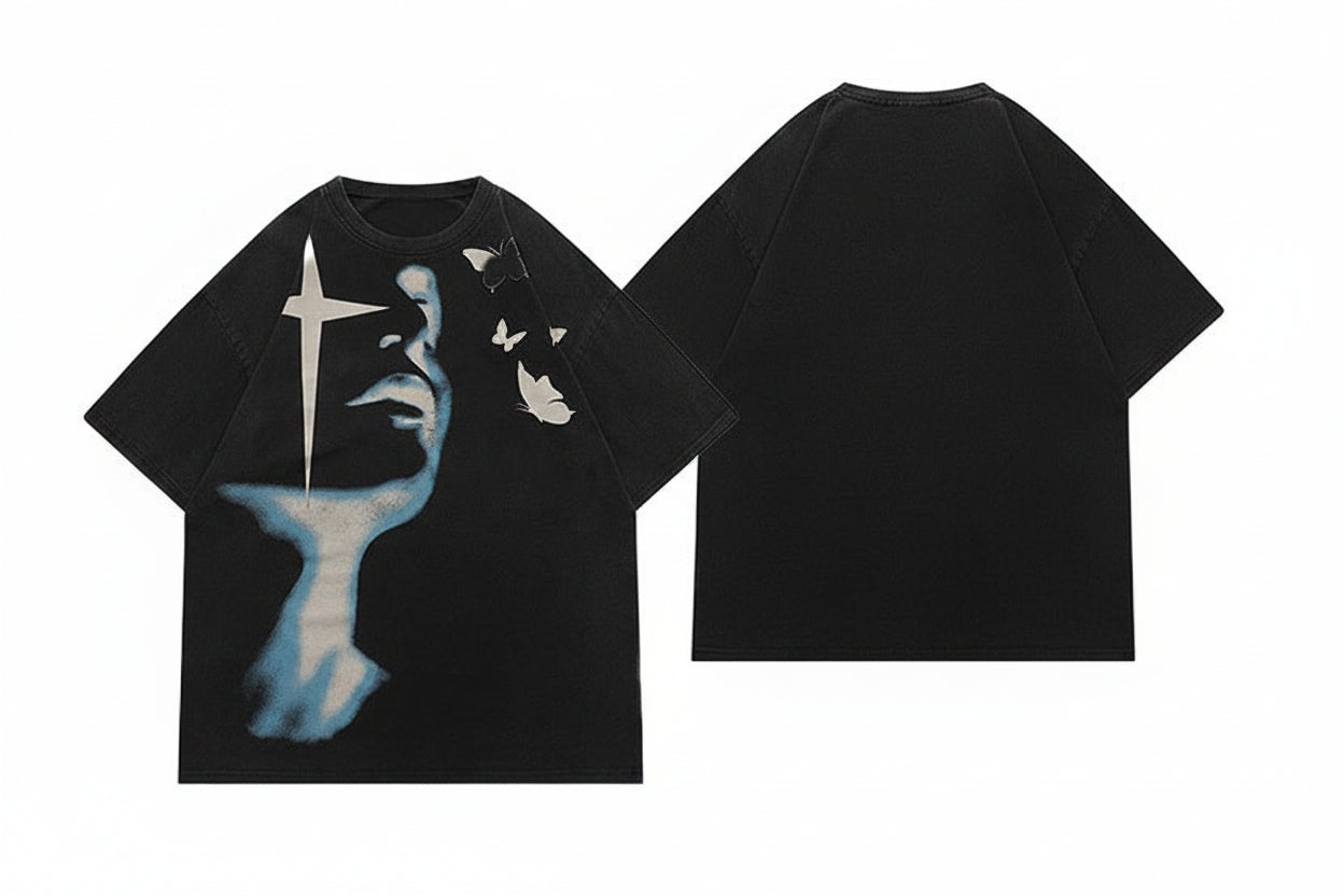 Orbital Y2K Baggy T-Shirt - yur2kind